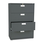 HON 600 Series Four-Drawer Lateral File, 36w x19-1/4d, 