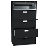 HON 600 Series Five-Drawer Lateral File, 36w x19-1/4d, 