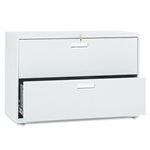 HON 600 Series Two-Drawer Lateral File, 42w x19-1/4d, L