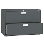 HON 600 Series Two-Drawer Lateral File, 42w x19-1/4d, C