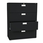 HON 600 Series Four-Drawer Lateral File, 42w x19-1/4d, 