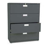 HON 600 Series Four-Drawer Lateral File, 42w x19-1/4d, 