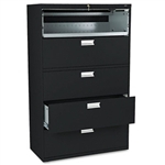 HON 600 Series Five-Drawer Lateral File, 42w x19-1/4d, 