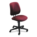 HON 7700 Series Swivel Task Chair, Olefin Fabric, Burgu