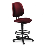 HON 7700 Series Swivel Task Stool, Olefin Fabric, Burgu