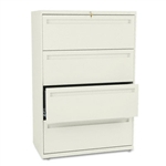 HON 700 Series Four-Drawer Lateral File, 36w x 19-1/4d,