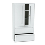 HON 700 Series Lateral File w/Storage Cabinet, 36w x 19