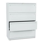 HON 700 Series Four-Drawer Lateral File, 42w x 19-1/4d,