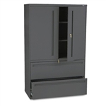 HON 700 Series Lateral File w/Storage Cabinet, 42w x 19