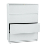 HON 800 Series Four-Drawer Lateral File, 42w x 19-1/4d 