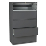 HON 800 Series Five-Drawer Lateral File, Roll-Out/Posti