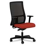 HON&reg; Ignition Series Mesh Mid-Back Work Chair, Poppy Fabric Upholstered Seat # HONIW103CU42