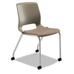 HON&reg; Motivate Seating Upholstered 4-Leg Stacking Chair, Shadow/Morel/Platinum, 2/CT # HONMG201CU24