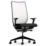HON&reg; Nucleus Series Work Chair, Fog ilira-stretch M4 Back, Black Seat # HONN102NT10