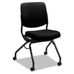 HON&reg; Perpetual Series Mobile Nesting Chair, Black Upholstery # HONPN1AUUCU10T