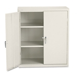 HON Assembled High Storage Cabinet, 2 Adjustable Shelve