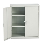 HON Assembled High Storage Cabinet, 2 Adjustable Shelve