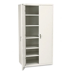 HON Assembled High Storage Cabinet, 5 Adjustable Shelve