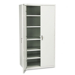HON Assembled High Storage Cabinet, 5 Adjustable Shelve