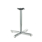 HON Single Column Steel Base, 26w x 26d x 27-7/8h, Chro