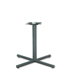 HON Single Column Steel Base, 36w x 36d x 27-7/8h, Blac