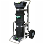 Unger nLite HydroPower 4 Stage DI Pure Water Window Cleaning System, Large Tank, 4 Resin Bags & Cart