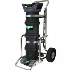 Unger nLite HydroPower 4 Stage DI Pure Water Window Cleaning System, Large Tank, 4 Resin Bags & Cart