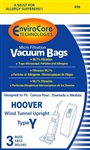 Hoover Type Y paper vacuum bags 3-pack, HR-1495 EnviroCare 856 replacement for WindTunnel uprights