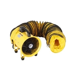 Ventamatic MaxxAir Heavy Duty Cylinder Fan, 8" Cylinder 900 CFM Fan with 20' Hose # HVHF08COMBO