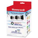 Honeywell&reg; Allergen Remover Replacement HEPA Filters, 3/Pack # HWLHRFR3