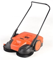 Haaga 31" Deluxe Triple Brush Push Power Sweeper, BG-477