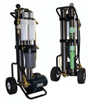 IPC Eagle Hydro Cart with Gasoline Engine Hydro Pump Module, 100 ft. hose, TDS Meter, and Filter Set. HydroCart-G'Aa
