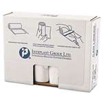 Inteplast Group High-Density Can Liner, 43 x 46, 60gal, 16mic, Clear, 25/Roll, 8 Rolls/Carton # IBSVALH4348N16