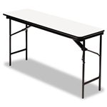 Iceberg Premium Wood Laminate Folding Table, 72w x 18d,