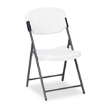 Iceberg Rough 'n' Ready Polyethylene Folding Chair w/St