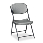 Iceberg Rough 'n' Ready Polyethylene Folding Chair w/St