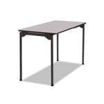 Iceberg Maxx Legroom Rectangular Folding Table, 48w x 24d x 29-1/2h, Gray/Charcoal # ICE65807