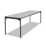 Iceberg Maxx Legroom Rectangular Folding Table, 96w x 30d x 29-1/2h, Gray/Charcoal # ICE65837