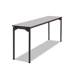 Iceberg Maxx Legroom Rectangular Folding Table, 72w x 18d x 29-1/2h, Gray/Charcoal # ICE65887