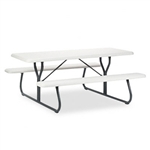 Iceberg Indestruc-Tables Too Picnic Bench Table, Rect, 