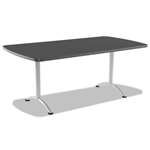 Iceberg ARC Sit-to-Stand Tables, Rectangular Top, 36w x 72d x 42h, Graphite/Silver # ICE69327
