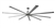 Ventamatic Maxx Air 96-inch Industrial Ceiling Fan, 9 Blades, 6 Speed Reversible DC Motor # ICF96