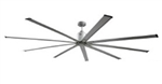 Ventamatic Big Air 96-inch INDUSTRIAL CEILING FAN, 9 BLADES, 6 SPEED REVERSIBLE DC MOTOR # ICF96