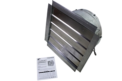 Ventamatic Cool Attic 18-inch Heavy Duty Exhaust Fan with Integrated Shutter, 3000 CFM # IF18