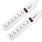 Innovera&reg; Surge Protector, 6 Outlets, 6ft Cord, 1080 Joules, 2/PK # IVR71653