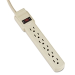 Innovera Six-Outlet Power Strip, 15-Foot Cord, 1-15/16 