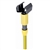 Jaw style clamp mop handle holding a headband wet mop for commercial floor cleaning