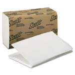 Kimberly-Clark Professional* SCOTT 1 Fold Paper Towels, 9 3/10 x 10 1/2, White, 250/Pack, 16 Packs/Carton # KCC01700