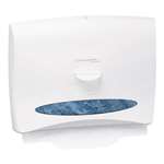 Kimberly-Clark Professional* Personal Seats Toilet Seat Cover Dispenser, 17 1/2 x 2 1/4 x 13 1/4, White # KCC09505