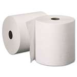 Kimberly-Clark Professional* KLEENEX Hard Roll Towels, 8 x 600ft, 1 3/4" Core dia, White, 6 Rolls/Carton # KCC50606